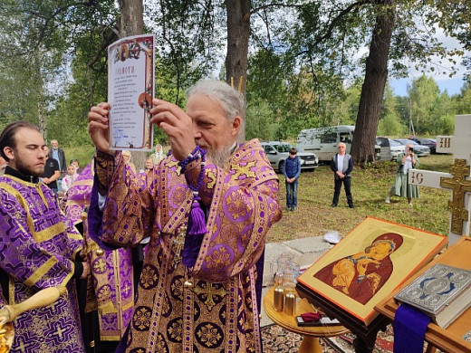 В Ильинском районе построят новый храм в честь Владимирской иконы Божией Матери